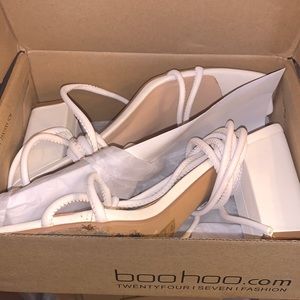 White Strappy sandals